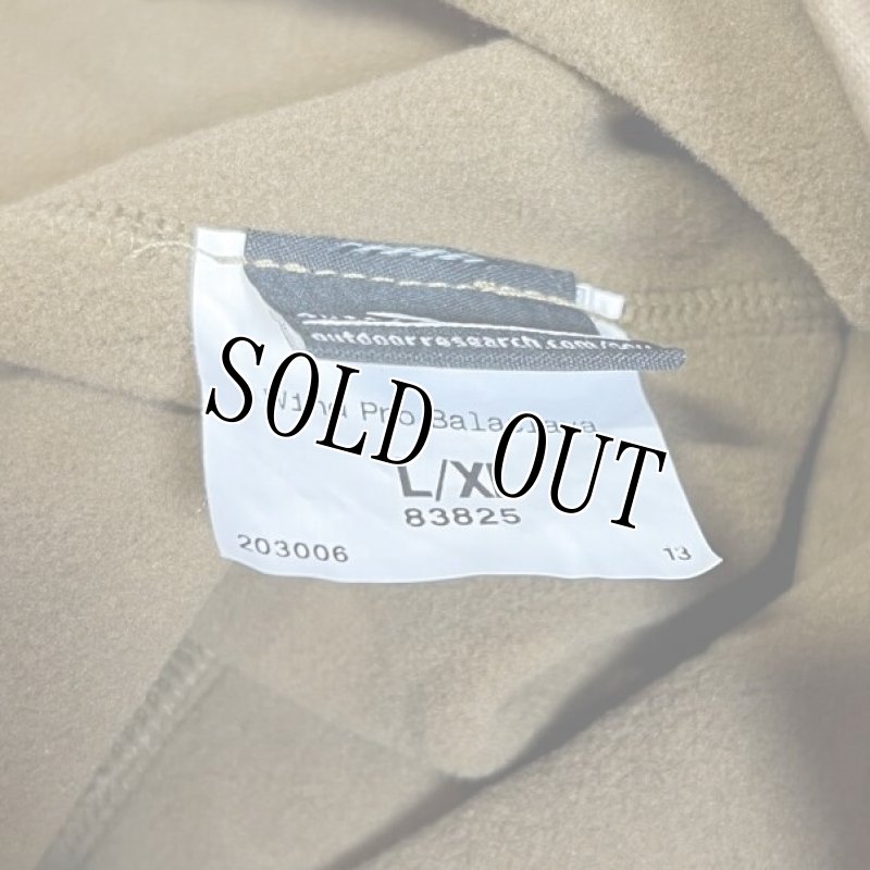 画像6: 海兵隊放出品 OR アウトドアリサーチ ポーラテックフリースバラクラバ コヨーテ L/XL (6)