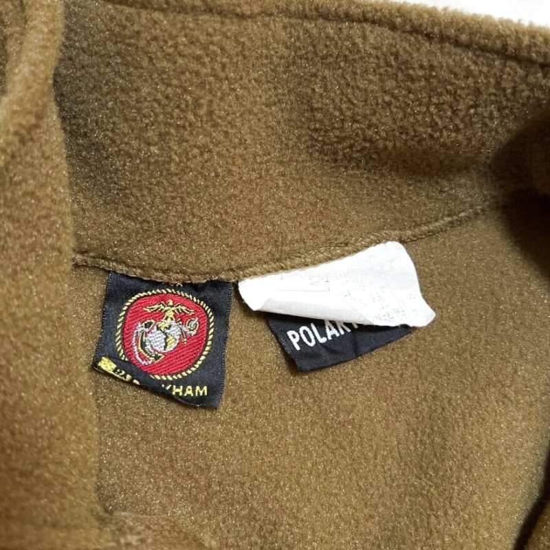 画像5: 米海兵隊実物 USMC ポーラテックフリース コヨーテ LARGE (5)