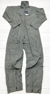 米軍実物 CWU27/P フライトスーツ タン 38R カバーオール/つなぎ/CWU27/P