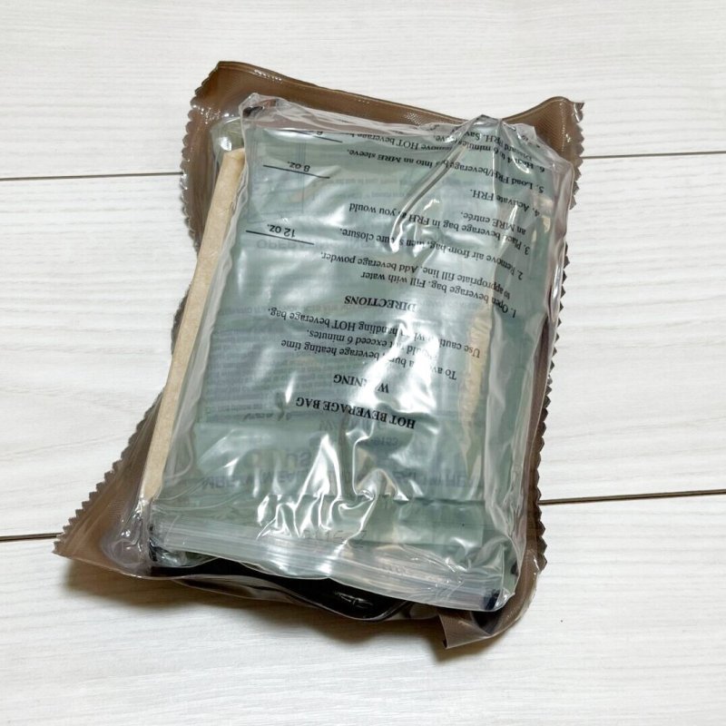 画像3: 米軍実物 2026年9月検【アメリカル】MREレーション/戦闘食 MENU - 1 (3)