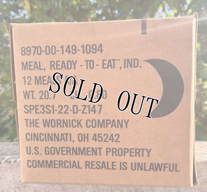 画像4: 米軍実物 ワーニック社 MREレーション/戦闘食 MENU-A 12個セット 2026年1月検品 (4)