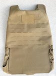 画像2: 海兵隊実物 USMC GEN3 プレートキャリア フロント MEDIUM コヨーテ (2)