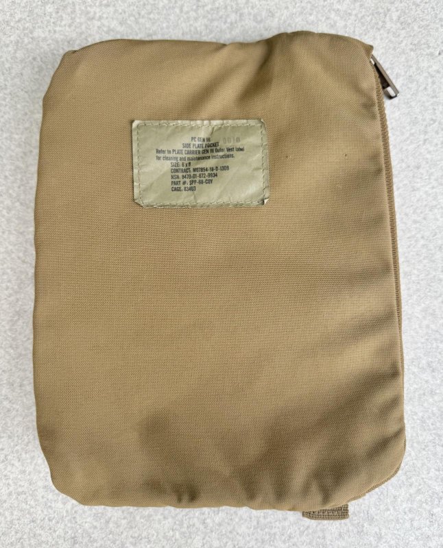 画像3: 海兵隊実物 USMC GEN3 プレートキャリア サイド パネル ポケット コヨーテ (3)