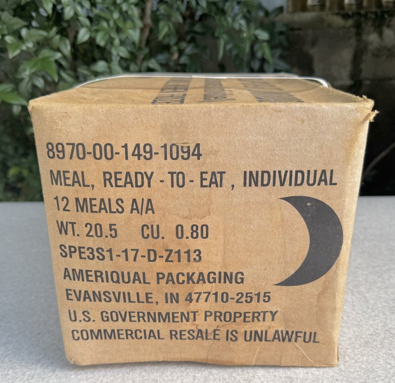 画像4: 米軍実物 2024年10月検【アメリカル】MREレーション/戦闘食 MENU-A (4)