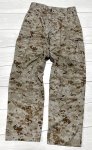 画像1: 米軍実物 USMC デザートマーパットパンツ　MEDIUM-SHORT (1)