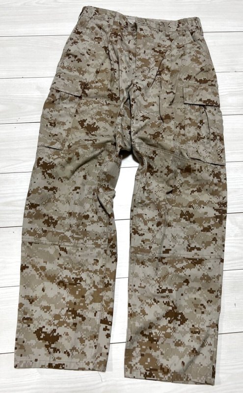 画像1: 米軍実物 USMC デザートマーパットパンツ　MEDIUM-SHORT (1)