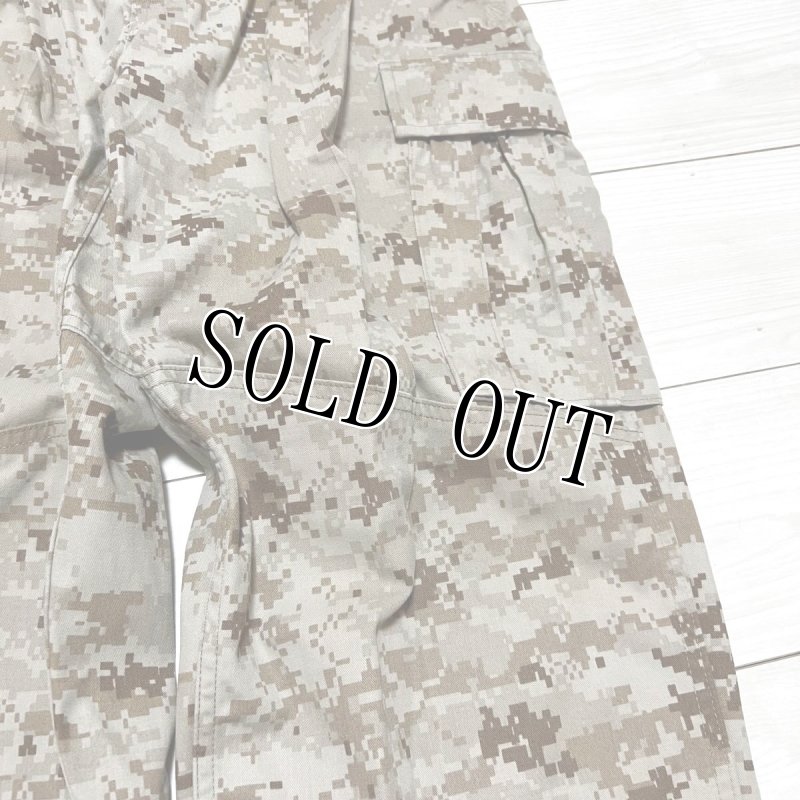 画像2: 米軍実物 USMC デザートマーパットパンツ　MEDIUM-SHORT (2)