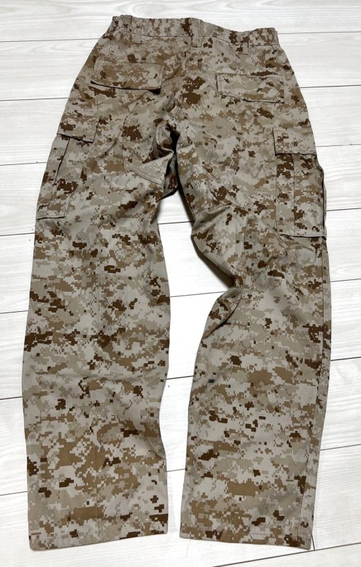 画像3: 米軍実物 USMC デザートマーパットパンツ　MEDIUM-SHORT (3)
