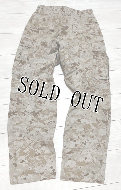 画像3: 米軍実物 USMC デザートマーパットパンツ　MEDIUM-SHORT (3)