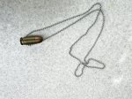 画像1: 米軍実物　アクセサリー弾　ネックレス (1)