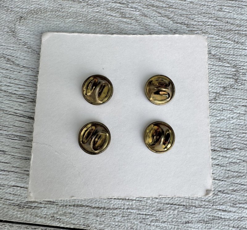 画像2: 米軍放出品 ピン.バッチ 少尉 ブラウン (2)