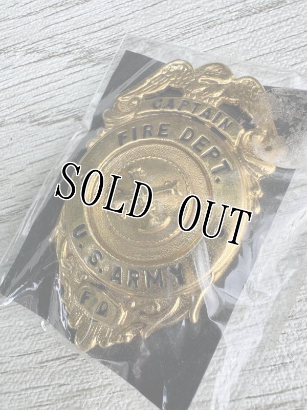 画像2: 米軍実物 U.S.ARMY FIRE FIGHTER FIRE DEPT. BADGE (2)