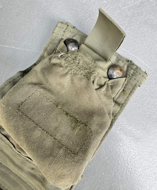 画像3: 米軍実物 エアークルー サバイバル ベスト  ナイフポケット w/レザーインサート　B12K (3)