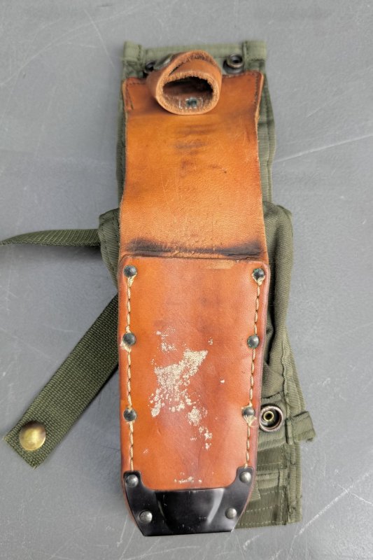 画像7: 米軍実物 エアークルー サバイバル ベスト  ナイフポケット w/レザーインサート　B12K (7)