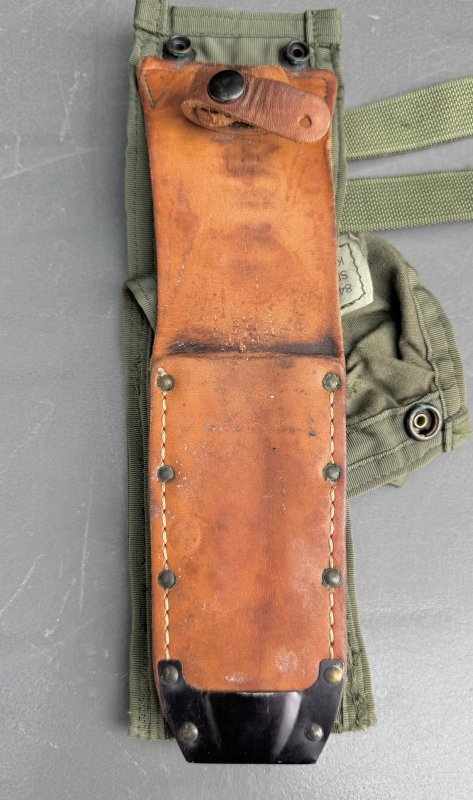 画像6: 米軍実物 エアークルー サバイバル ベスト  ナイフポケット w/レザーインサート　B12K (6)