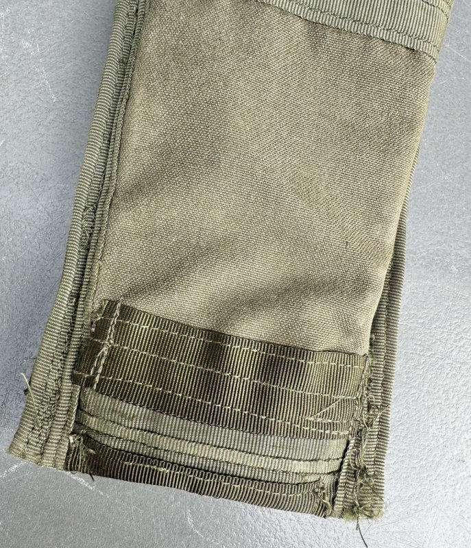 画像3: 米軍実物 エアークルー サバイバル ベスト  ナイフポケット w/レザーインサート　B12K (3)