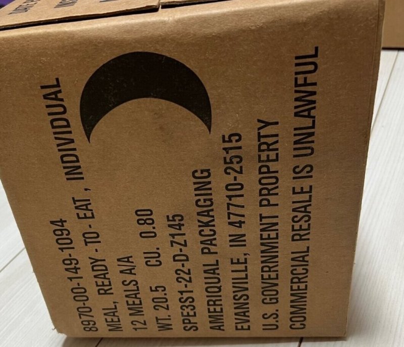 画像3: 米軍実物 2025年10月検【アメリカル】MREレーション/戦闘食 MENU-A (3)