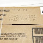 画像2: 米軍実物 2025年3月検【ワーニック】MREレーション/戦闘食 MENU-A (2)