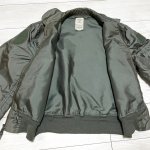 画像3: 米軍実物　JACKET FLYER'S,CWU-36/P　フライトジャケット　LARGE　DLA (3)