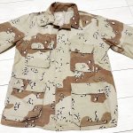 画像2: 米軍実物 デザート6C チョコチップ 迷彩ジャケット　M-R (2)