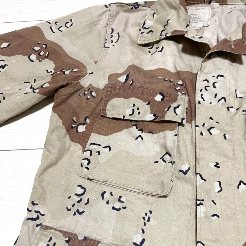 画像4: 米軍実物 デザート6C チョコチップ 迷彩ジャケット　M-R (4)