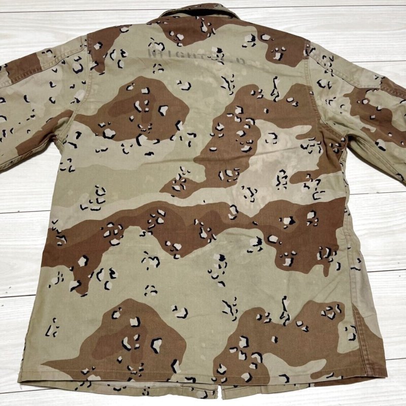 画像5: 米軍実物 デザート6C チョコチップ 迷彩ジャケット　M-R (5)