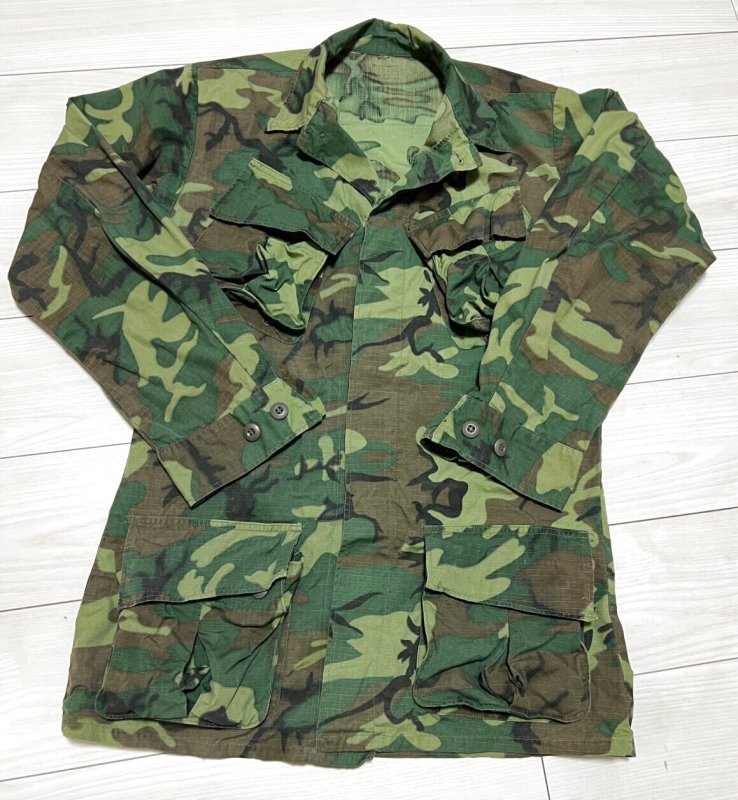 画像1: 米軍実物  グリーンリーフ 迷彩カモフラージュジャケット (1)