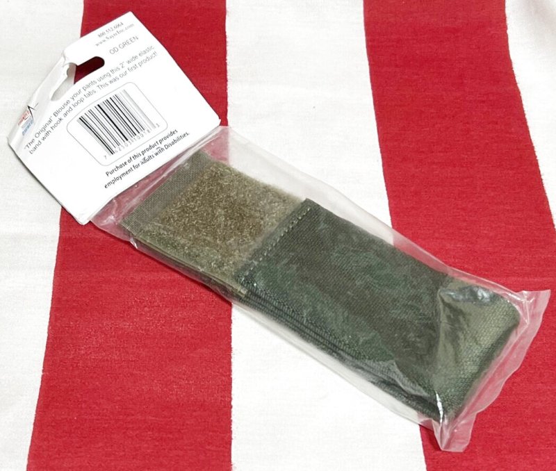 画像3: 米軍放出品 T.A.B.S.　ブーツ バンド  OD (3)