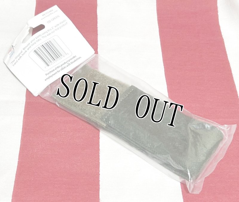 画像3: 米軍放出品 T.A.B.S.　ブーツ バンド  OD (3)