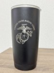 画像1: 米軍放出品 US MARINE ステンレス   タンブラー (1)