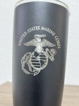 画像2: 米軍放出品 US MARINE ステンレス   タンブラー (2)
