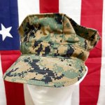 画像1: 米軍実物 US NAVY　ウッドランドマーパット　CAP　LARGE (1)