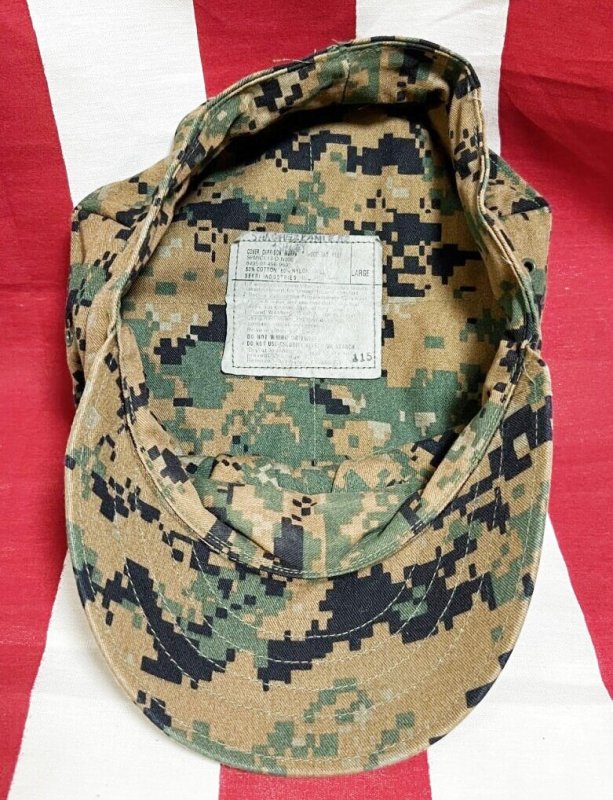 画像5: 米軍実物 US NAVY　ウッドランドマーパット　CAP　LARGE (5)