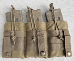 画像2: 海兵隊放出品 TAC SHIELD トリプルマグポーチ (2)