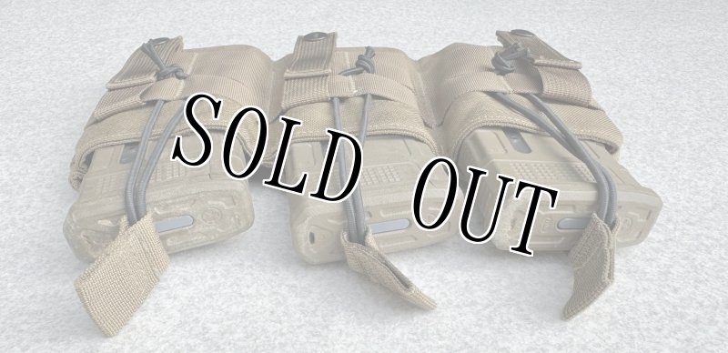 画像1: 海兵隊放出品 TAC SHIELD トリプルマグポーチ (1)