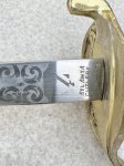画像7: 米海兵隊実物 Atlanta Cutlery Corp   式典用 サーベル USMC 士官用 OFFICERS 模造刀 (7)
