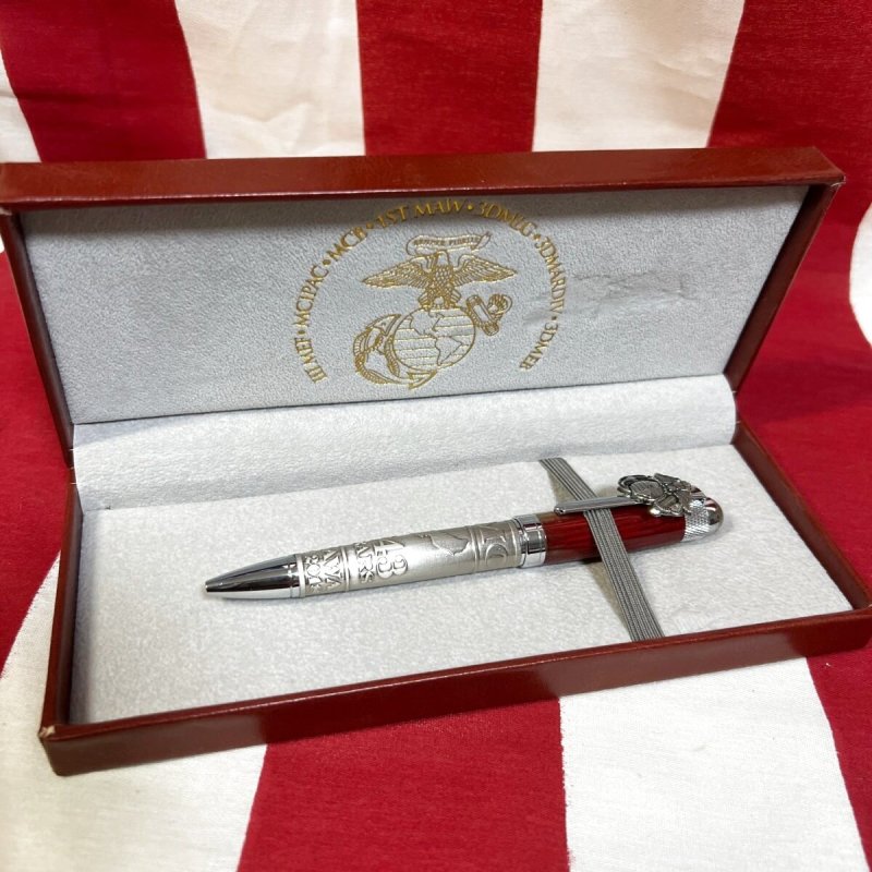 画像2: 海兵隊実物 U.S.MARINE 243YEARS 2018　記念ボールペン  (2)