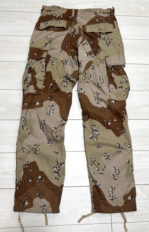 画像3: 米軍実物 デザート6C チョコチップ 迷彩パンツ　S-R (3)