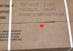 画像2: 米軍実物 2025年10月検【アメリカル】MREレーション非常食/戦闘食 MENU-B (2)