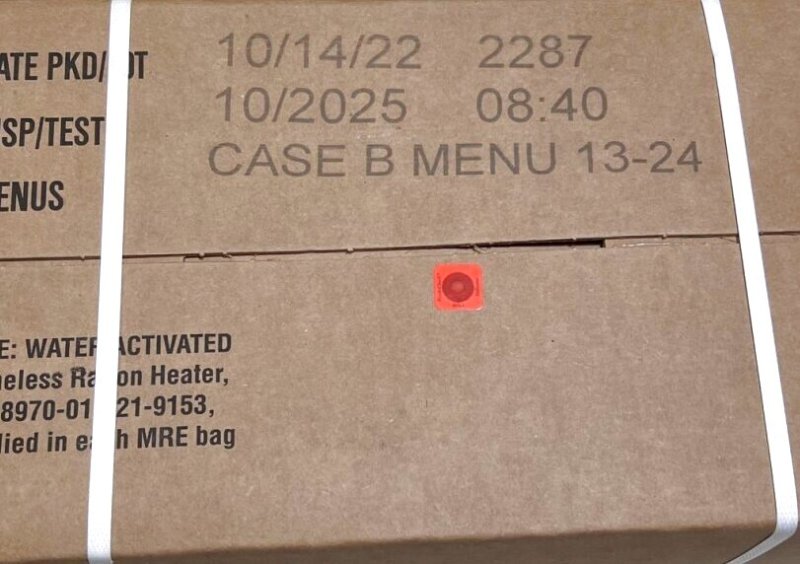画像2: 米軍実物 2025年10月検【アメリカル】MREレーション非常食/戦闘食 MENU-B (2)