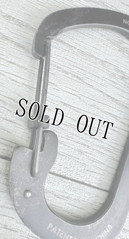 画像4: 米軍放出品 スライドロックカラビナー #6 (ブラック) (4)