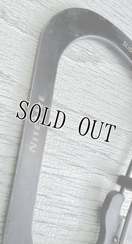 画像6: 米軍放出品 スライドロックカラビナー #6 (ブラック) (6)