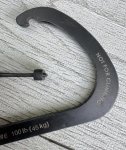画像10: 米軍放出品 スライドロックカラビナー #6 (ブラック) (10)
