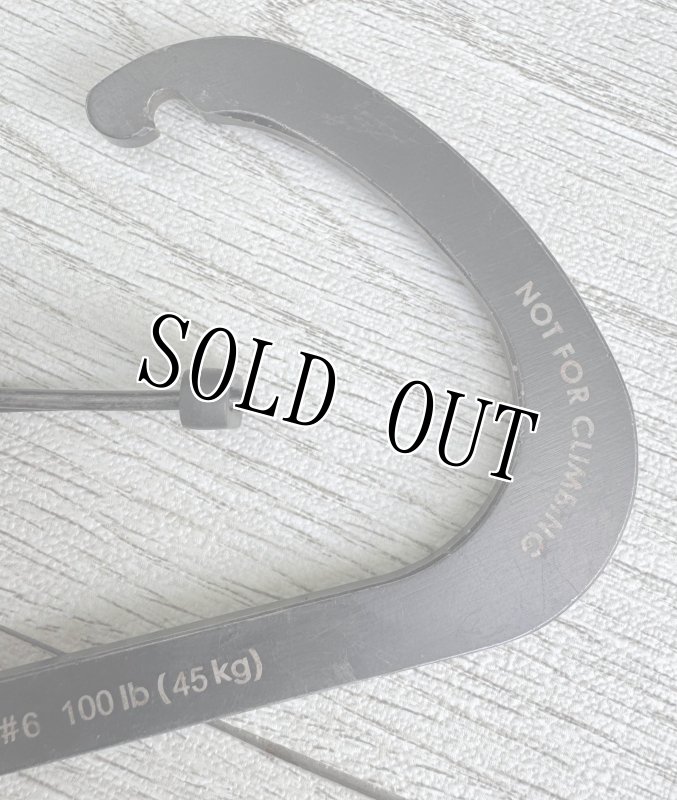 画像10: 米軍放出品 スライドロックカラビナー #6 (ブラック) (10)