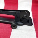 画像4: 米軍実物 M4/M16 キャリングハンドル リアサイト (4)