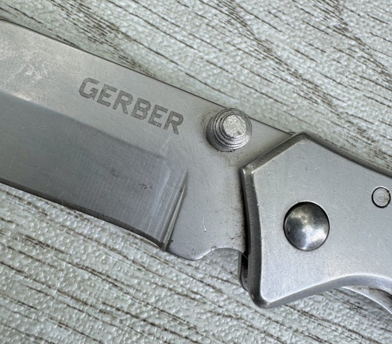 画像5: 米軍放出品 GERBER パラフレーム 1 ガーバー ナイフ ツール【ステンレス】スケルトンハンドル  (5)
