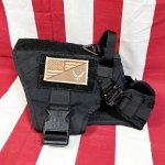 画像2: 米軍放出品 ICEFANG    K9 ドッグ ハーネス  S ブラック (2)