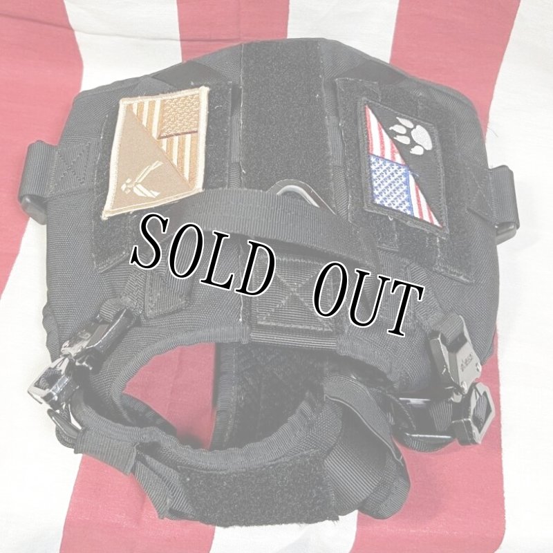 画像3: 米軍放出品 ICEFANG    K9 ドッグ ハーネス  S ブラック (3)