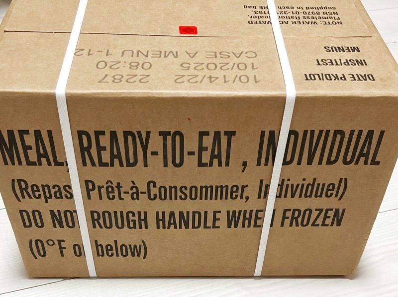 画像3: 米軍実物 2025年10月検【アメリカル】MREレーション/戦闘食 MENU-A (3)