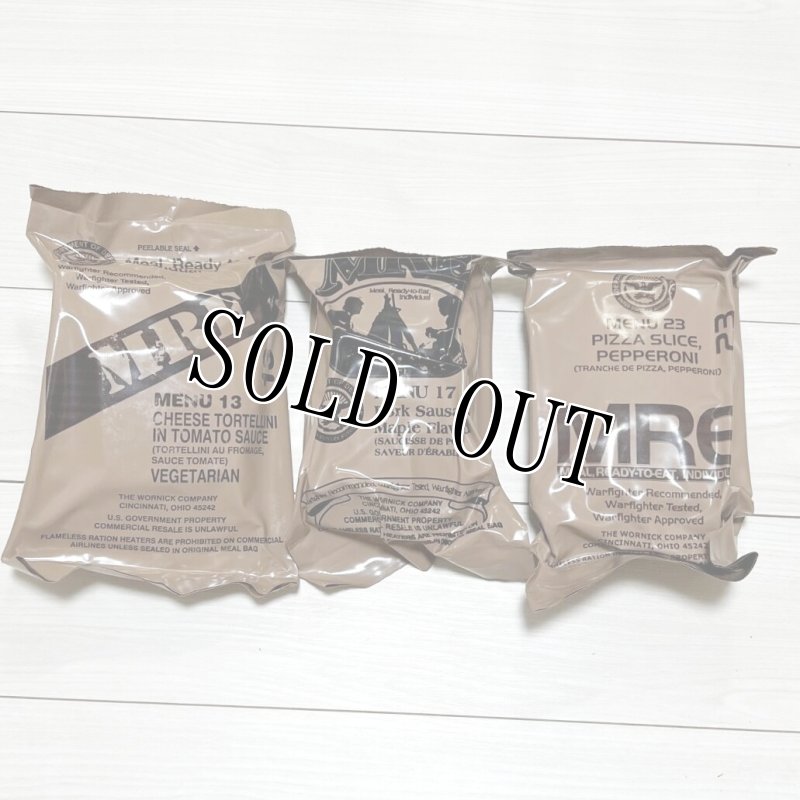 画像1: 米軍実物 2024年検【ワーニック】MREレーション/戦闘食 3個セット　キャンプ 車中泊 (1)